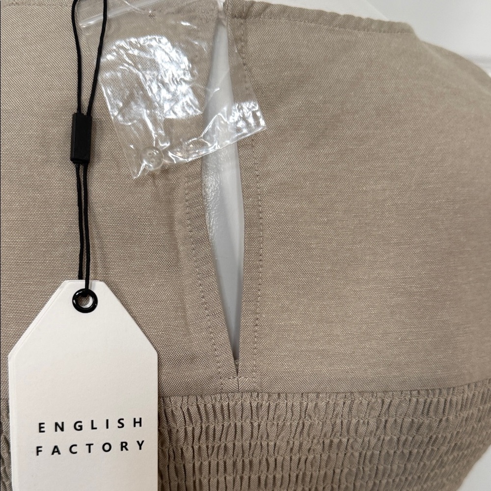 English Factory Cream Ruffle Mini Dress - Picture 11 of 11